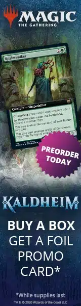 Buy a box Kaldheim get a foil promo
