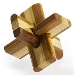 3D Bamboo Puzzle - Doublecross