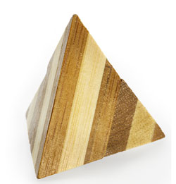 3D Bamboo Puzzle - Pyramid