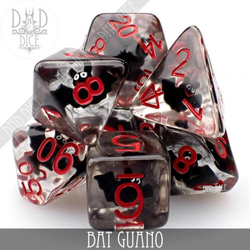 Bat Guano - Polyhedral Dice set - 7 stuks