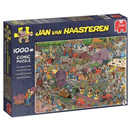 Bloemencorso - Jan van Haasteren - 1000 stukken puzzel