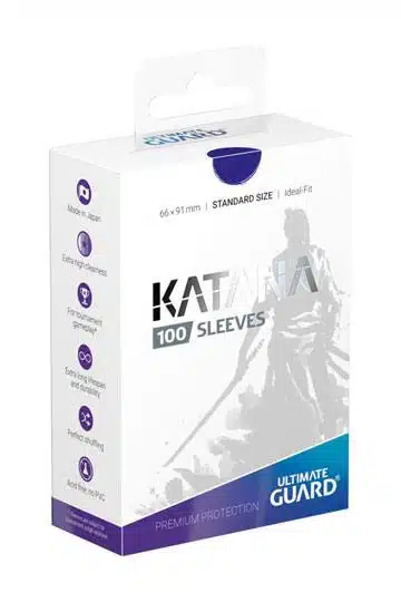 Blue Katana Sleeves - Standard Size - 100 stuks