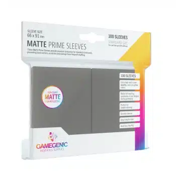 Dark Gray - Matte Prime Sleeves - 100 stuks