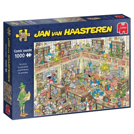 De Bibliotheek - Jan van Haasteren - 1000 stukken puzzel