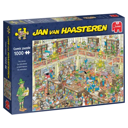 De Bibliotheek - Jan van Haasteren - 1000 stukken puzzel