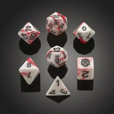Deadly Flora & Fauna: Fly Algaric - Polydice set - 7 stuks