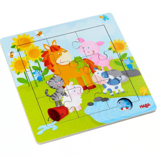 Dierenvrienden - 9 stukken Puzzel