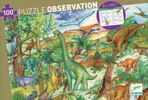 Dinosaurussen 100 stukken Observatie Puzzel