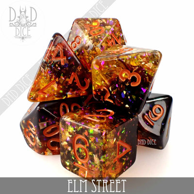 Elm Street - Polyhedral Dice set - 7 stuks