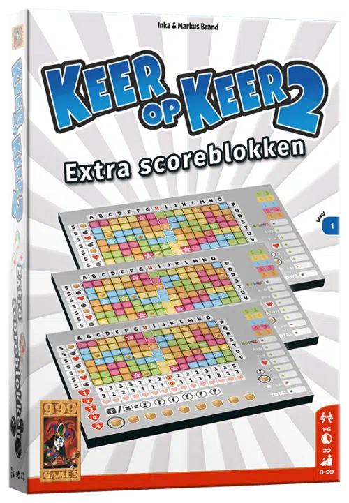Extra Scoreblokken - Keer op Keer2