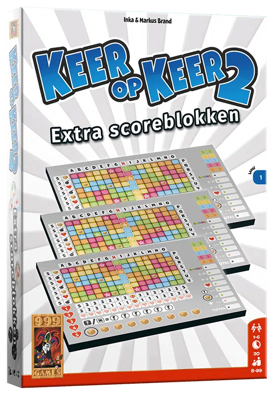 Extra Scoreblokken - Keer op Keer2