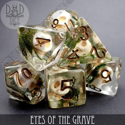 Eyes of the Grave - Polyhedral Dice set - 7 stuks