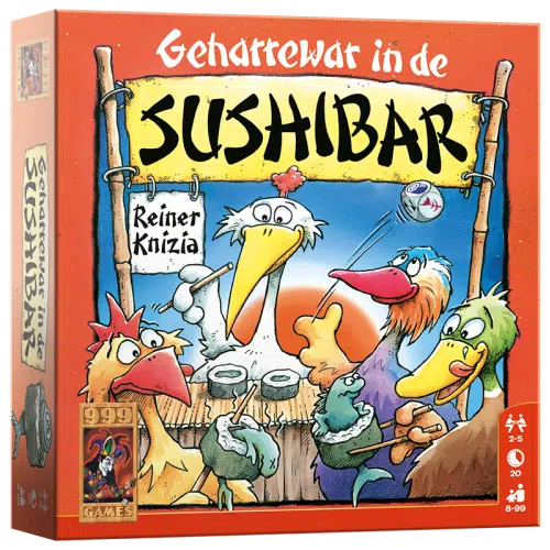 Geharrewar in de Sushibar