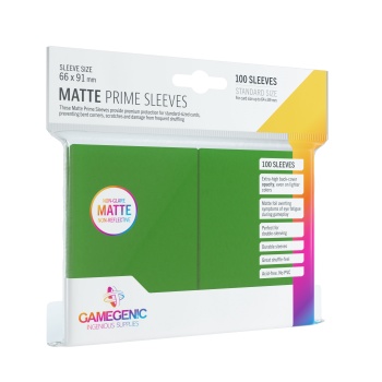 Green - Matte Prime Sleeves - 100 stuks