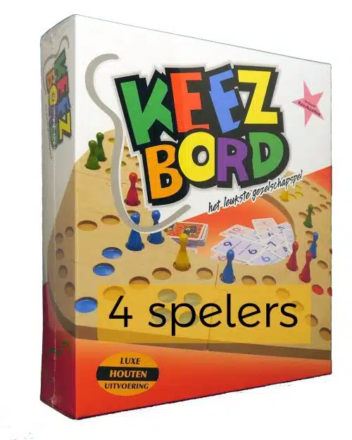 Keezbord hout 4 spelers