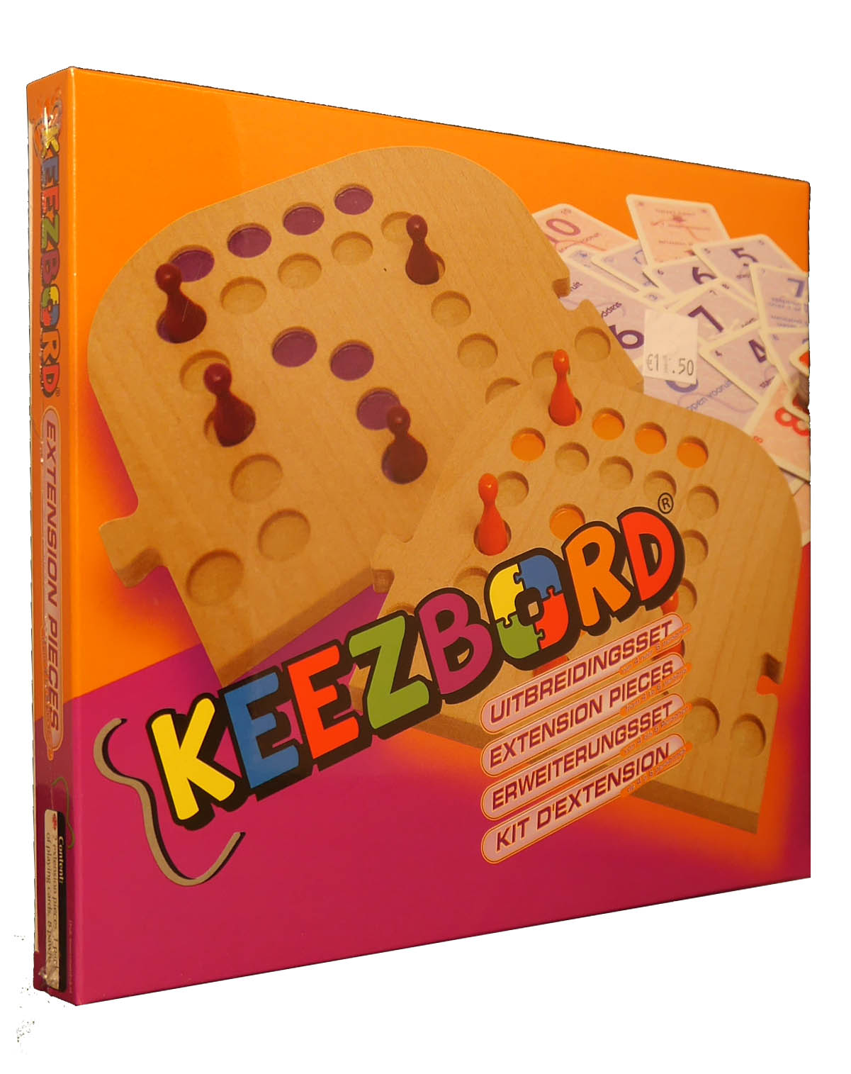 Keezbord hout aanvulset 6 spelers