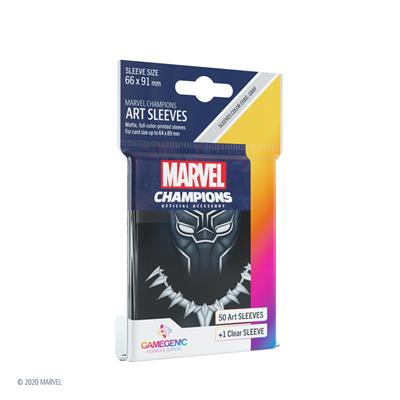 Marvel Champions: Black Panther - 66x91 mm Art Sleeves - 50+1 stuks