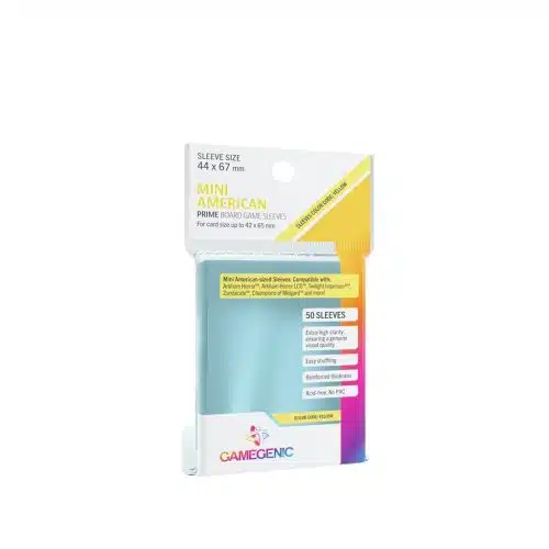 Mini American Sleeves - Yellow 44x67 mm - 50 stuks