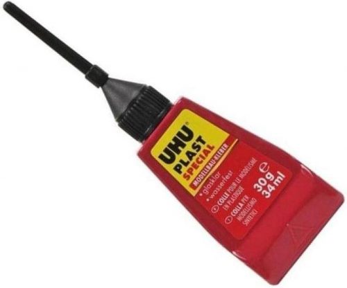 Plasticlijm UHU Plast - Flacon met naald - 34ML