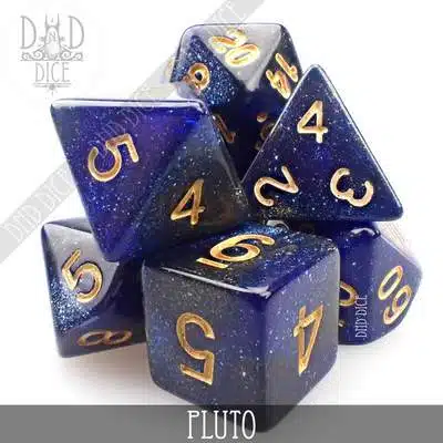 Pluto - Polyhedral Dice set - 7 stuks