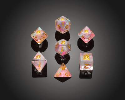 Spirit of Unicorn - Polydice set - 7 stuks