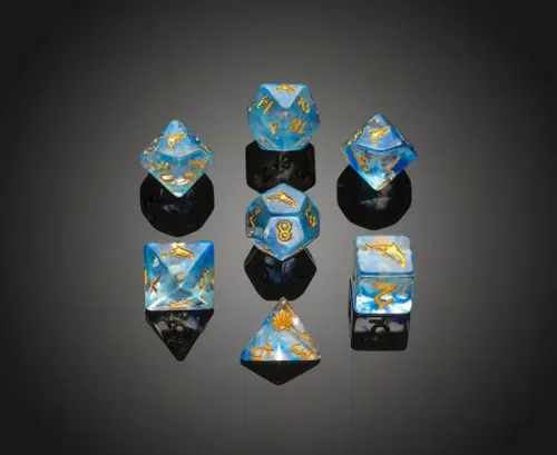 Spirit of the Dolphin - Polydice set - 7 stuks