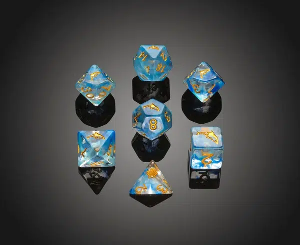 Spirit of the Dolphin - Polydice set - 7 stuks