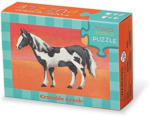 Two-sided puzzle - Horses - 24 stukken