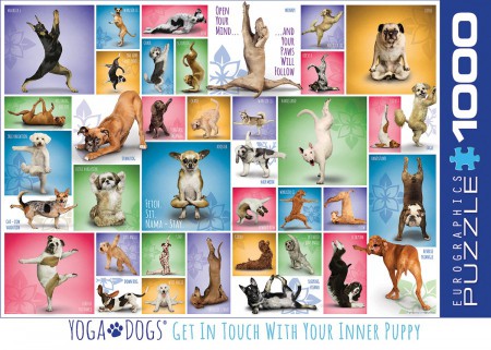 Yoga Dogs - 1000 stukken puzzel
