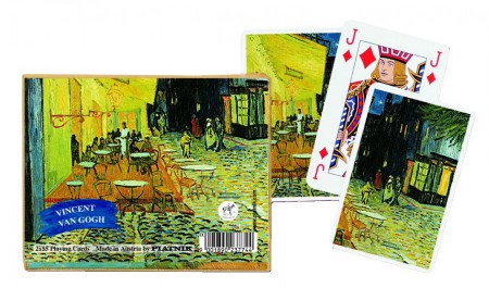 van Gogh - Cafeterras bij Nacht - Speelkaarten - Dubbel