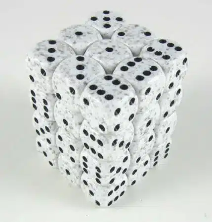 Arctic Camo Speckled D6 12mm (36 stuks)