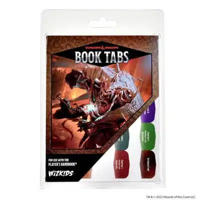 Book Tabs: Player's Handbook - D&D 5.0