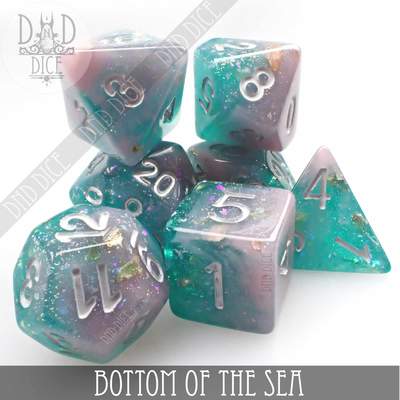 Bottom of the Sea - Dice set - 7 stuks