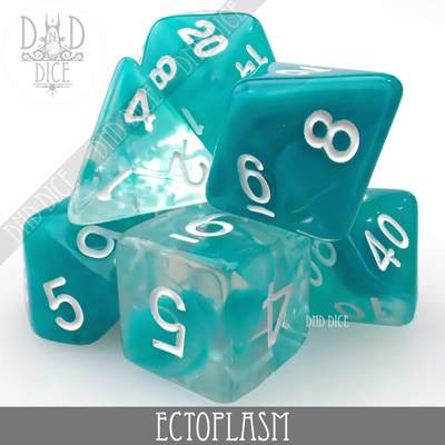 Ectoplasm - Dice set - 7 stuks