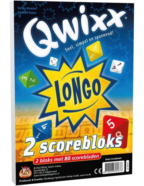 Extra Scorebloks - Qwixx: Longo