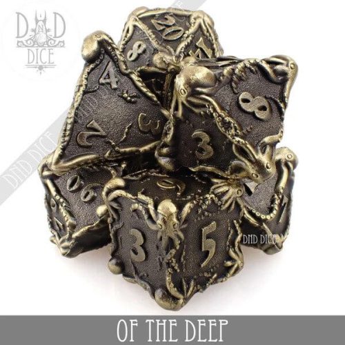 Of The Deep - Metal Dice set - 7 stuks