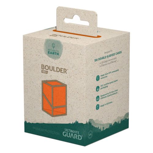 Orange - Boulder Deck Case - 100+ Standard