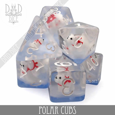 Polar Cubs - Dice set - 7 stuks