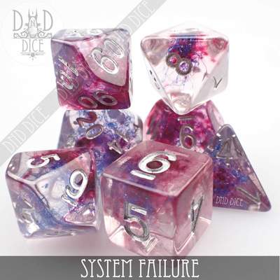 System Failure - Polyhedral Dice set - 7 stuks