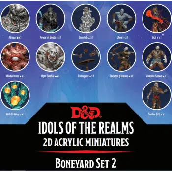 2D Miniatures Set 2 - Boneyard