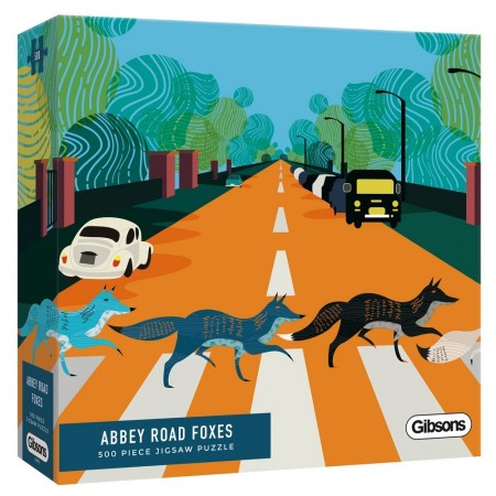 Abbey Road Foxes - 500 stukken puzzel