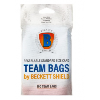 Beckett Shield Team Bags - Resealable - 100 stuks