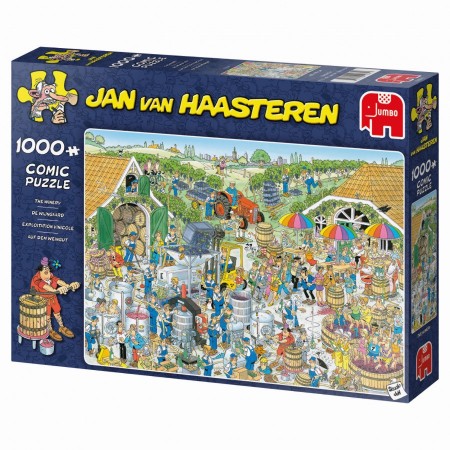 De Wijnmakerij - Jan van Haasteren - 1000 stukken puzzel