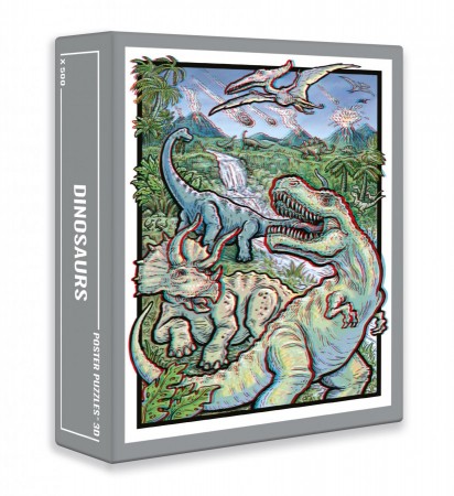 Dinosaurs 3D - 500 stukken puzzel