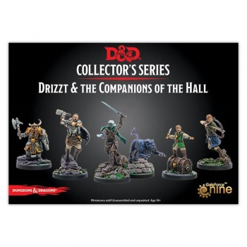 Drizz't & the Companions of the Hall - Unpainted D&D Miniatures