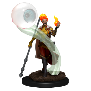 Fire Genasi Wizard - Premium D&D Figure