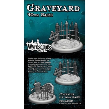 Graveyard Base - 40mm - 2 stuks - Wyrdscapes