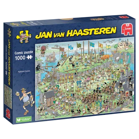 Highland Games - Jan van Haasteren - 1000 stukken puzzel