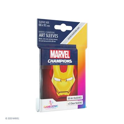 Marvel Champions: Iron Man - 66x91 mm Art Sleeves - 50+1 stuks