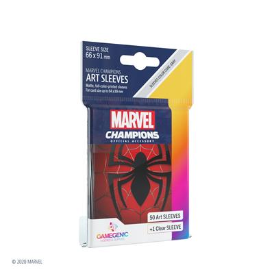Marvel Champions: Spiderman - 66x91 mm Art Sleeves - 50+1 stuks